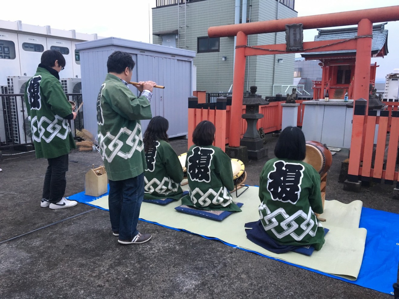 榎稲荷祭礼　奉納囃子